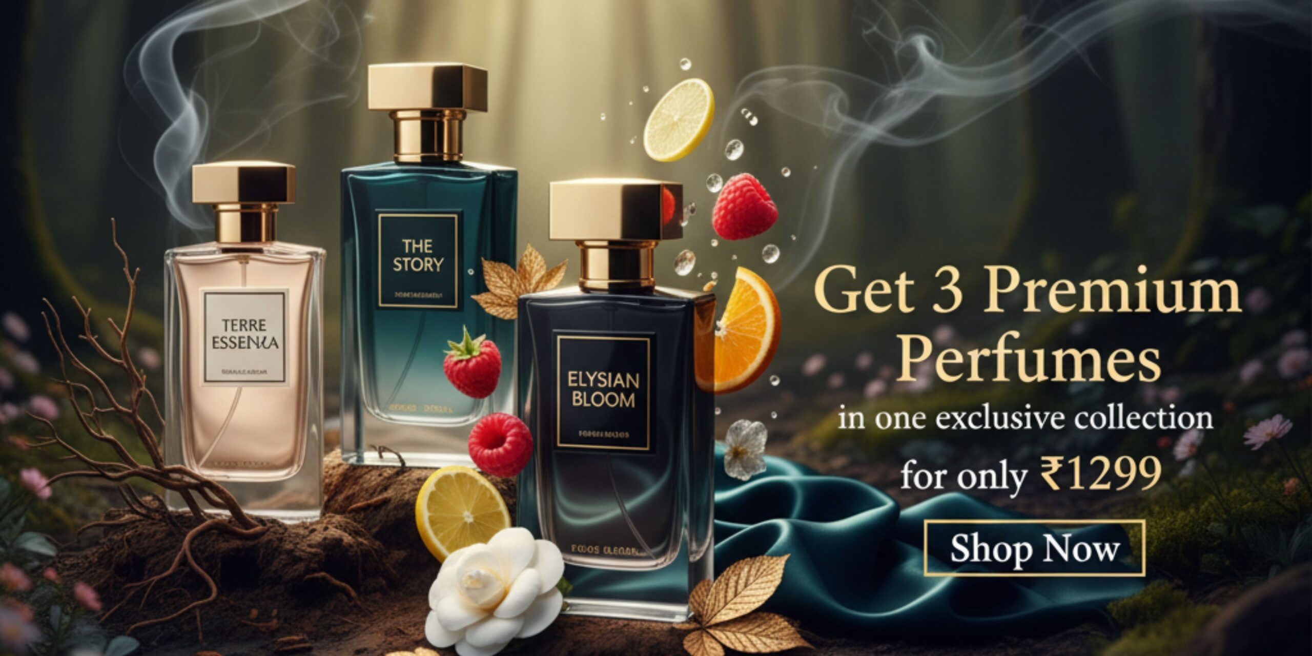 Get 3 Premium Alovita Perfumes for only ₹1299