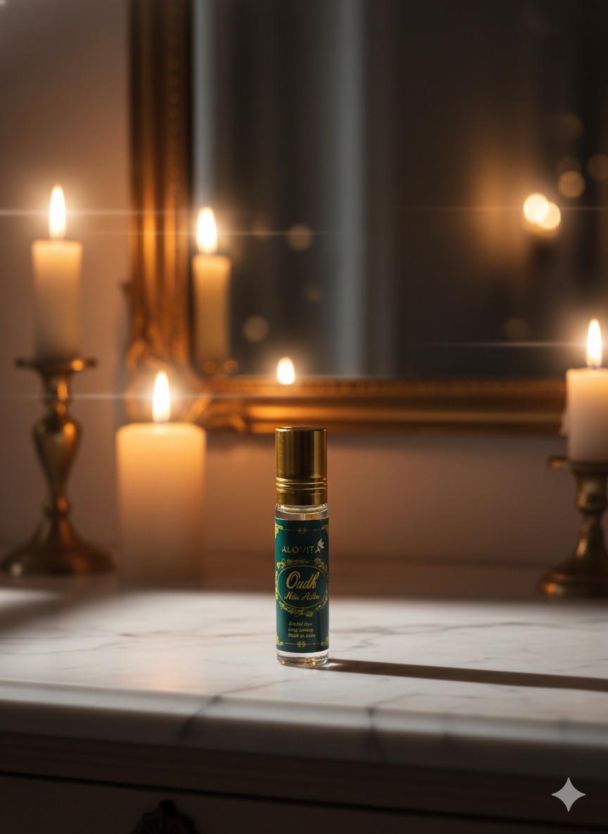 Alovita Oud Perfume Notes Breakdown: Saffron, Oud Wood, and Amber